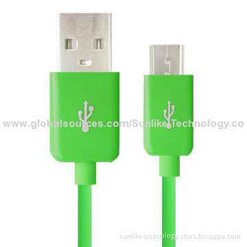 USB Cables with Ultra-soft Wire, Easy to Take, Suitable for Samsung, HTC and MoreNew